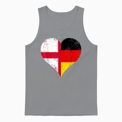 Coole Deutschland England Flagge Für Englisch Deutsch Stolz Unisex Tank Top - Sport Grey
