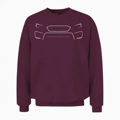 Subaru Wrx Sti Unisex Sweatshirt - Maroon