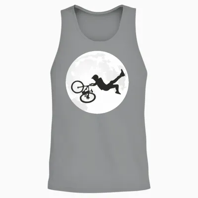 Bike Jump to the Moon - Mountain Bike Unisex Tank Top - Sport Grey