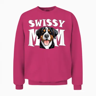 Großer Schweizer Sennenhund Mama Niedlich Swissy Mutter Unisex Sweatshirt - Heliconia