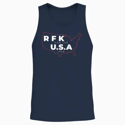 Rfk Campaign Robert F Bobby Kennedy Unisex Tank Top - Navy