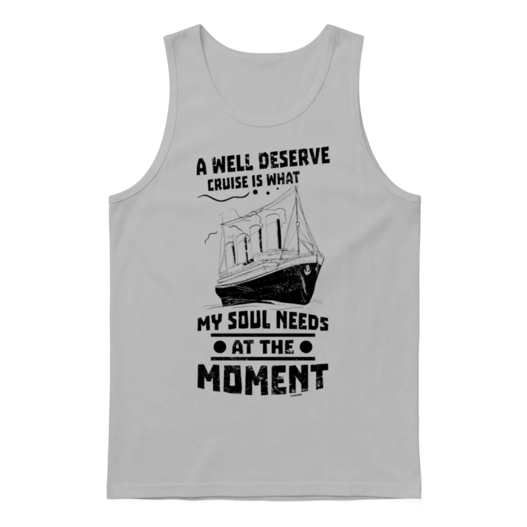 Cruise Summer & Beach Unisex Tank Top - Ash