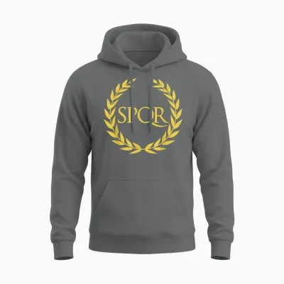 Ancient Rome Spqr T-Shirt, Red, S Unisex Hoodie - Graphite Heather
