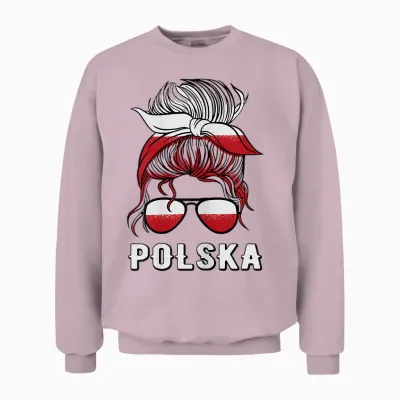 Polska Mädchen Polen Mädchen Polnisch Mädchen Frauen Polska Unisex Sweatshirt - Light Pink