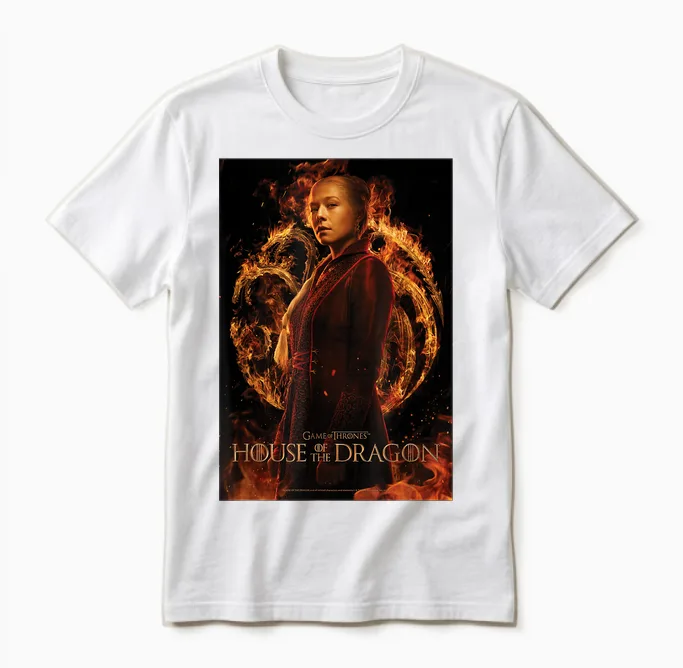 House of the Dragon Rhaenyras Unisex T-Shirt in White