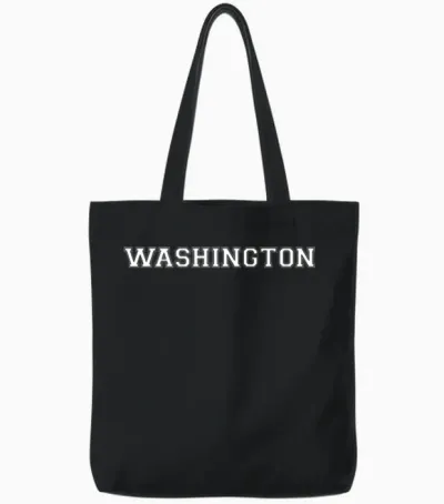 Washington Tote Bags - Black