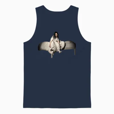 Billie Eilish Official Sweet Dreams Unisex Tank Top - Navy