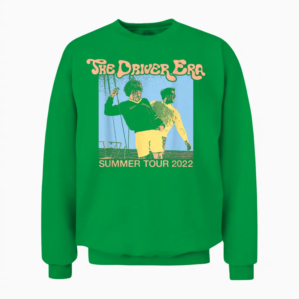 Visite D'été '22 Dates Unisex Sweatshirt in Irish Green