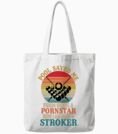 Pool Saved Me from Being a Pornstar Now Tote Bags - White
