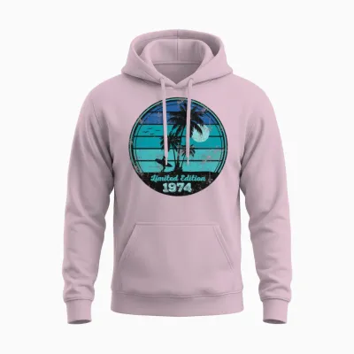 1974 Limited Edition Unisex Hoodie - Light Pink