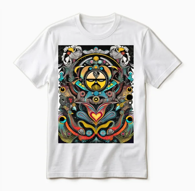 60s Retro Style Unisex T-Shirt - White