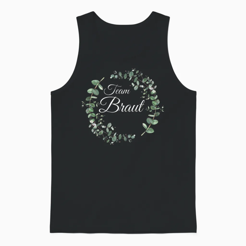 Jga Junggesellenabschied Kostüm Frauen Team Braut Unisex Tank Top in Black