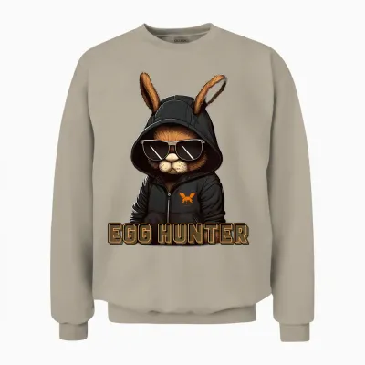 Kinder Cooler Osterhase Für Jungen Und Kinder Unisex Sweatshirt - Sand