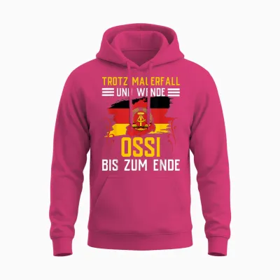 Ossi Gift Women Ddr Men East Germany Nva East Unisex Hoodie - Heliconia