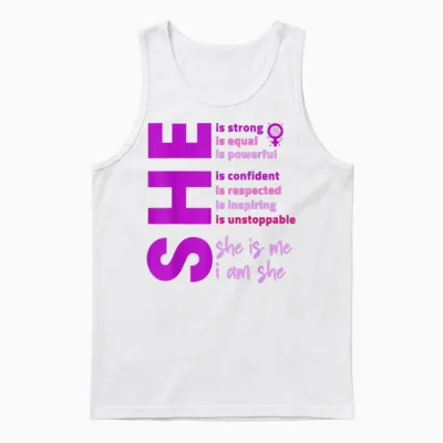 International Women's Day for Women International Womens Day Unisex Tank Top - White
