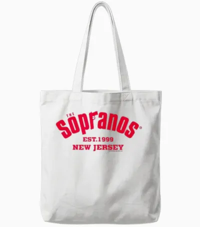 The Sopranos 1999 New Jersey Adult Tote Bags - White