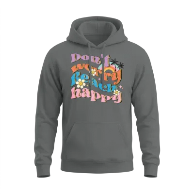 Retro Summer Sublimation Unisex Hoodie - Graphite Heather