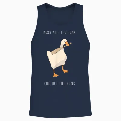 Untitled Goose Game Lustiges Familienspiel Unisex Tank Top - Navy