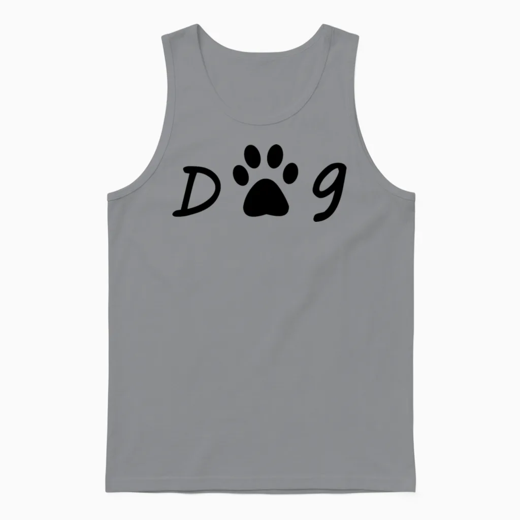 Dog - Lovers Unisex Tank Top in Sport Grey