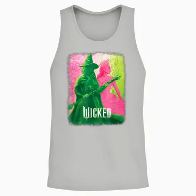 Wicked Unisex-Kids Movie Tie-In T-Shirt, Black, Small, Short Sleeve, Crew Neck, Tonal Effect Movie Design Unisex Tank Top - Ash
