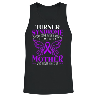 Turner Syndrome Support Turner Syndrome Awareness Unisex Tank Top - Black