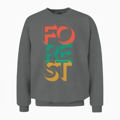 Retro Forest Unisex Sweatshirt - Graphite Heather