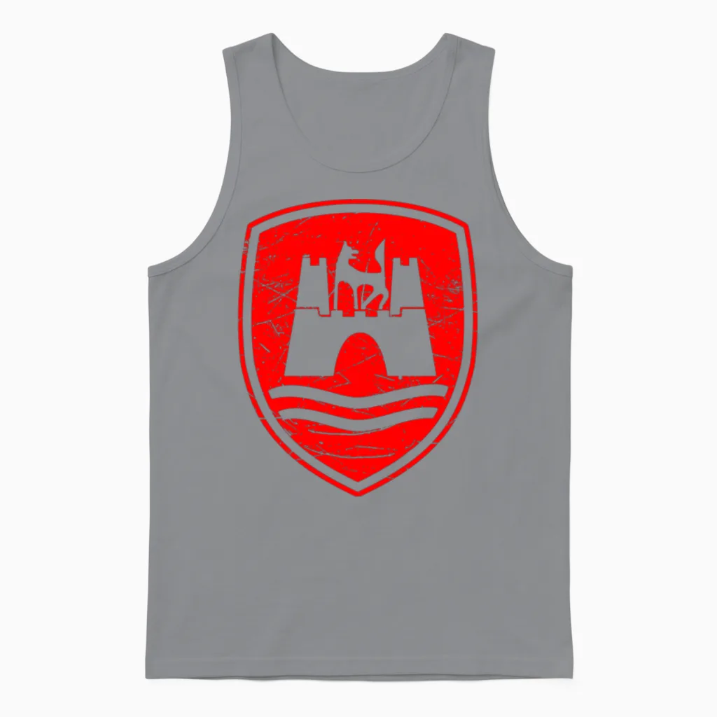 Wolfsburg Classic Volkswageen Unisex Tank Top in Sport Grey