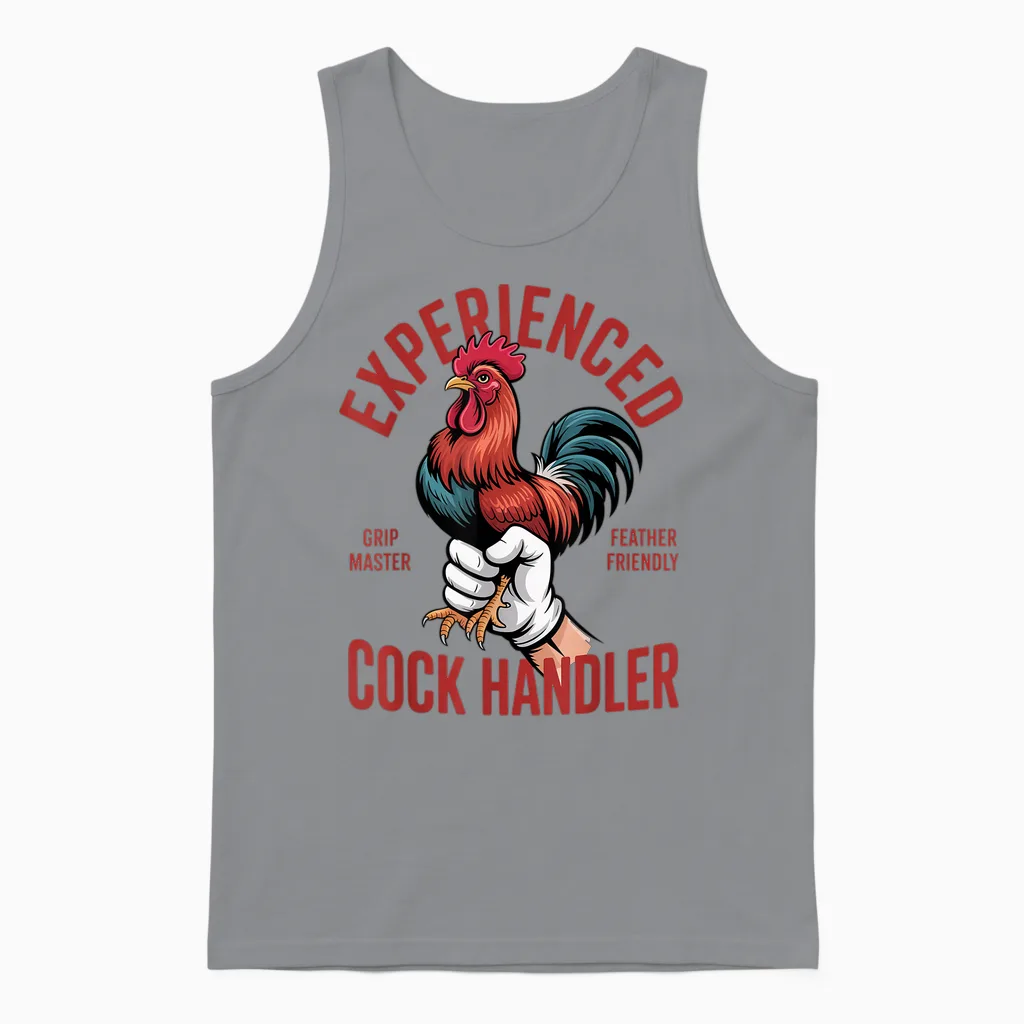 Embarrassing Shirt Funny Saying Inappropriate Adult Humour Unisex Tank Top in Sport Grey