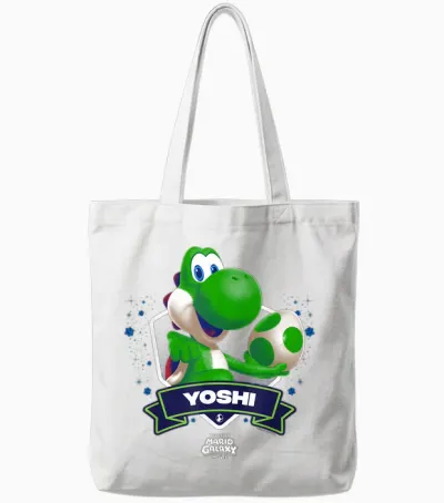 The Super Mario Galaxy Movie Yoshi Champion Tote Bags - White