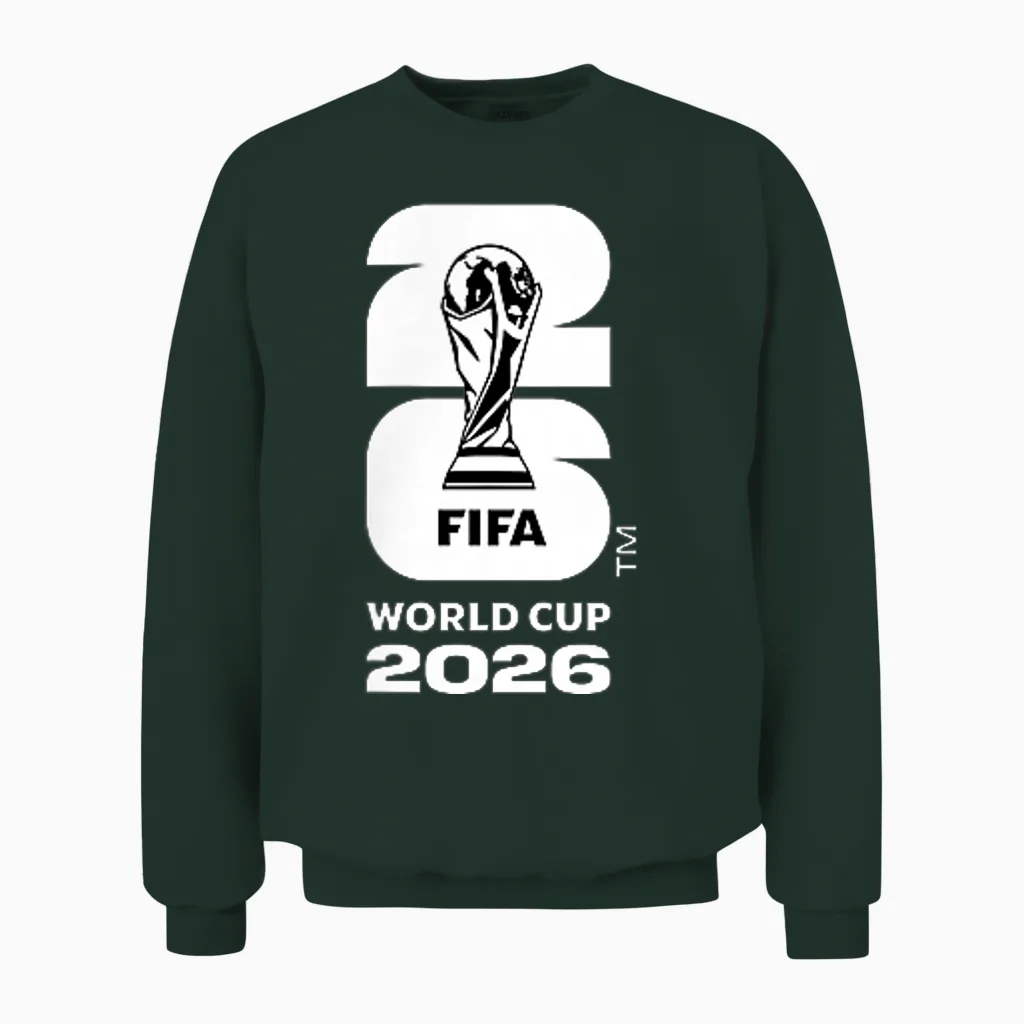 Fifa World Cup26 Bosnia Herzegovina Country Ball Unisex Sweatshirt in Forest