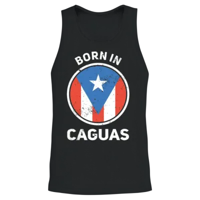 Puerto Rico Unisex Tank Top - Black