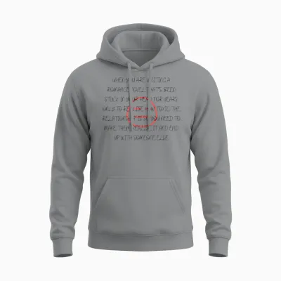 Romance Novel Woes Unisex Hoodie - Sport Grey