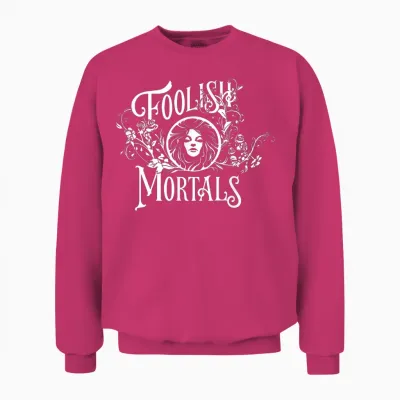 Disney Haunted Mansion Movie Madame Leota Foolish Mortals T-Shirt, Black, S Unisex Sweatshirt - Heliconia