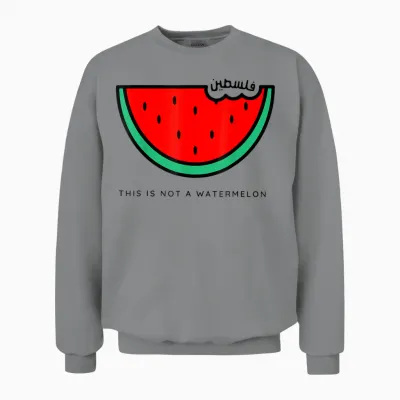 Kollektion 'this Is Not a Watermelon' Unisex Sweatshirt - Sport Grey