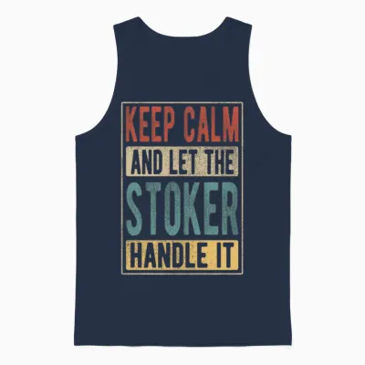 Stoker Retro Gift Unisex Tank Top - Navy