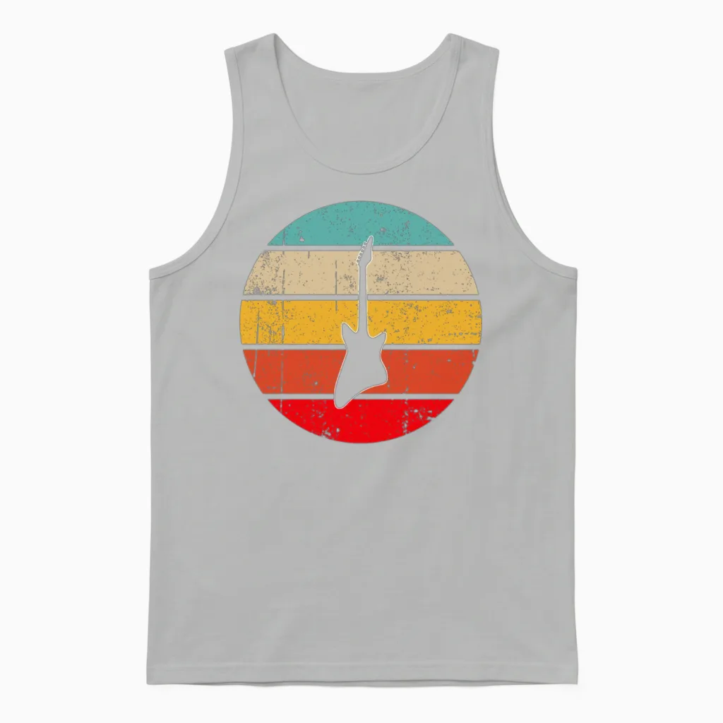 Eguitar Retro Unisex Tank Top in Ash