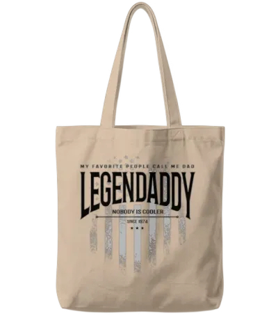 Legendaddy Nobody Is Cooler Since 1974 Tote Bags - Natural