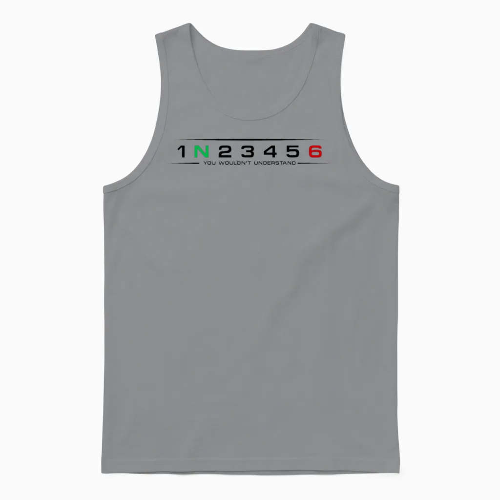 1n23456 You Wouldnt Understand Unisex Tank Top in Sport Grey