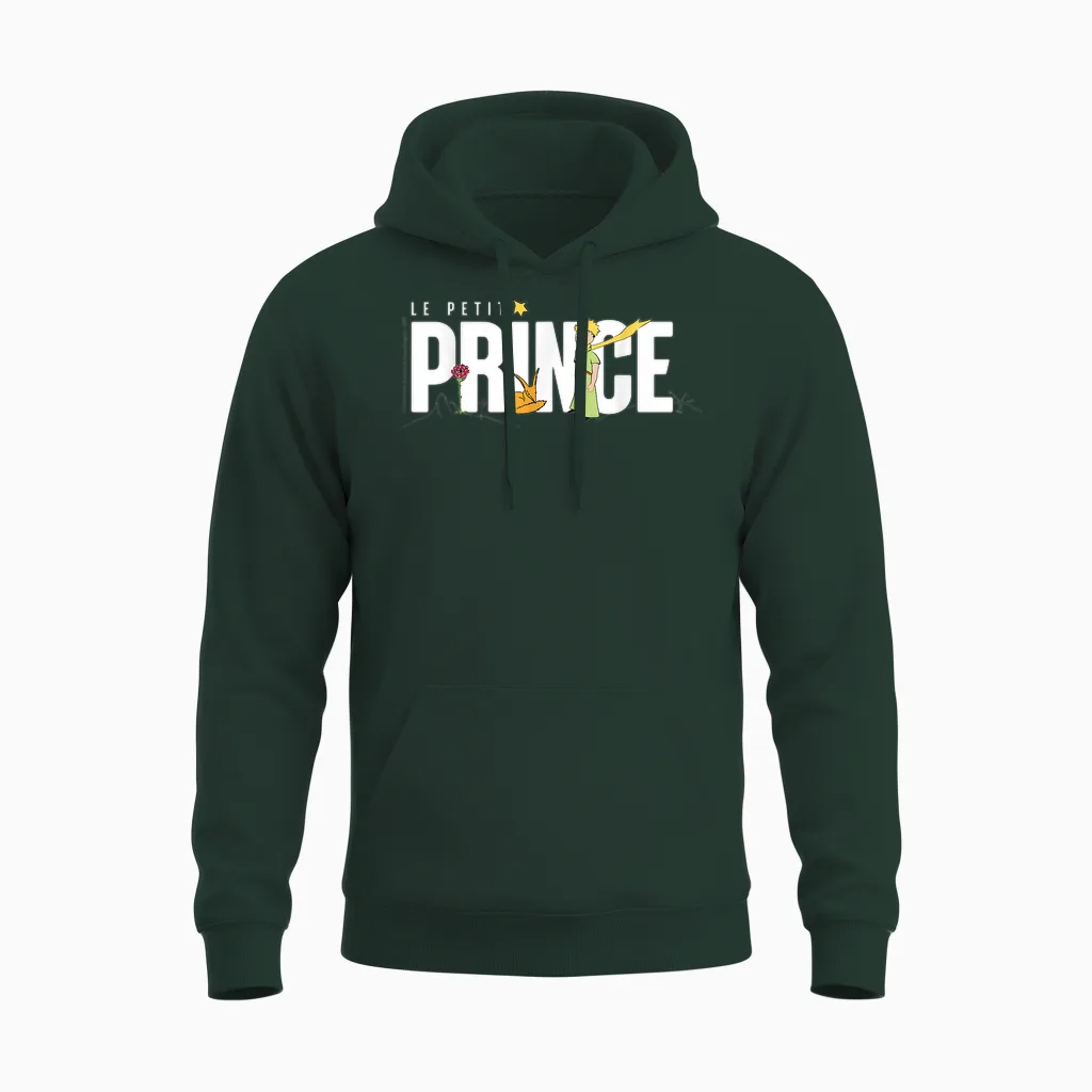 Le Petit Prince Classic Story Art Design T-Shirt, Black, S Unisex Hoodie in Forest