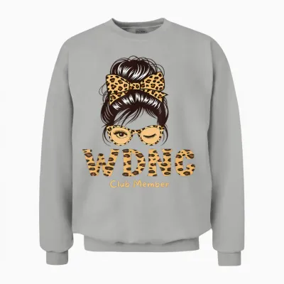 Wdnc We Do Not Care Club Sarcastic Funny Quote Secret Unisex Sweatshirt - Ash