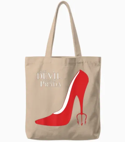 Devil Wears Prada Shoe Tote Bags - Natural