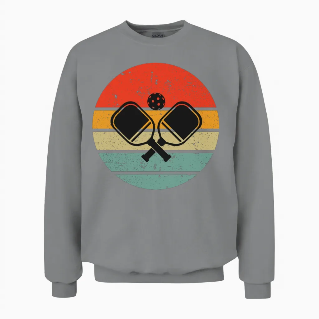 Pickleball Sport Cool Unisex Sweatshirt in Sport Grey
