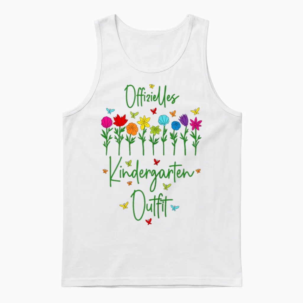 Offizielles Kindergarten Outfit - Erzieher Kita Erzieherin Unisex Tank Top in White