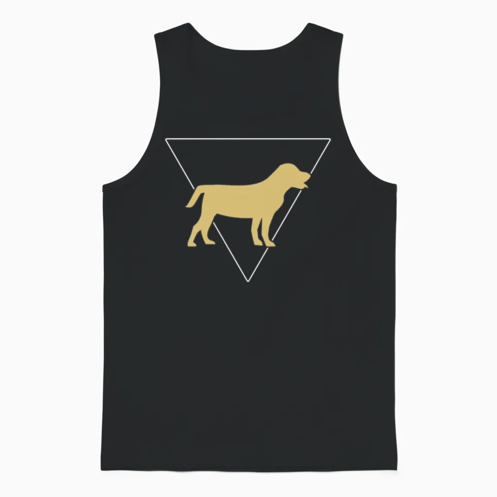 Dog - Lovers Unisex Tank Top in Black