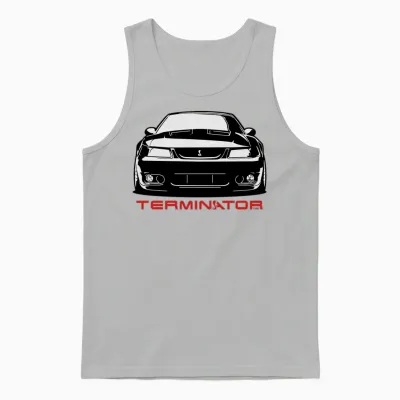Mustang Cobra Terminator Unisex Tank Top - Ash