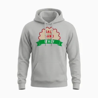 Italy Unisex Hoodie - Ash
