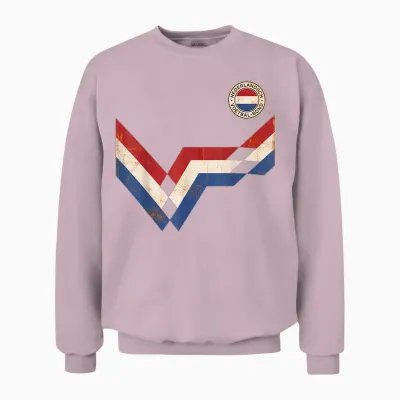 Netherlands Tshirt Dutch Holland Netherland Nederland Unisex Sweatshirt - Light Pink