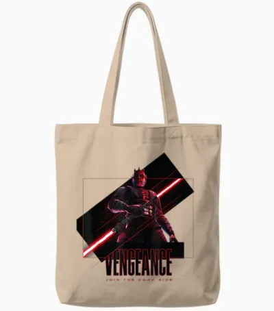 Star Wars Maul Shadow Lord Vengeance Join the Dark Side Tote Bags - Natural