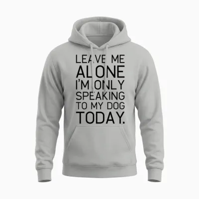 Only My Dog Understands. Unisex Hoodie - Ash