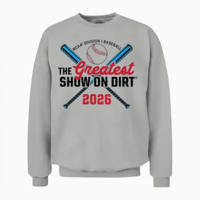 College World Series 2026 64-Team Officially Licensed Unisex Sweatshirt - Ash